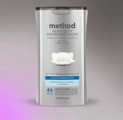 heavy duty dishwasher packs - free + clear, 46 ct