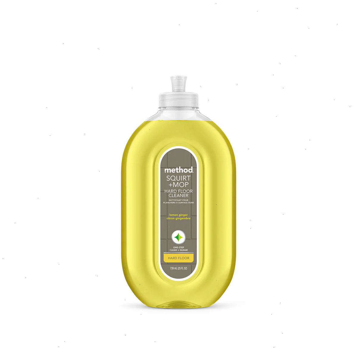 squirt + mop hard floor cleaner - lemon ginger, 25 fl oz