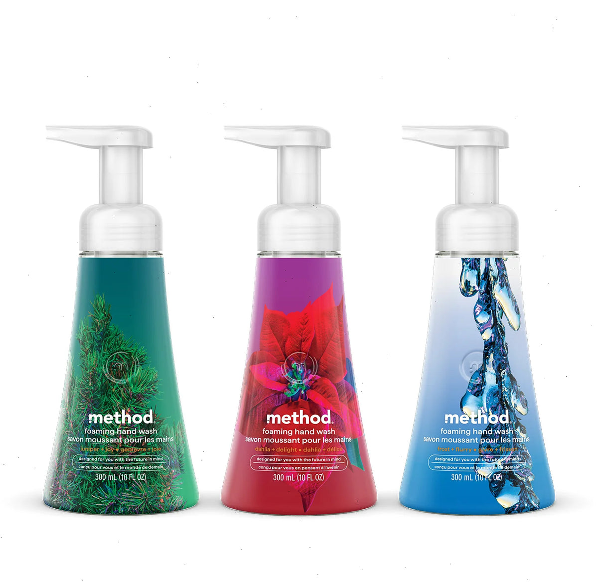 holiday hand wash variety trio, 30 oz